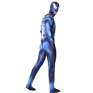 Manqi Venom Adult <b>Costume</b> Jumpsuit Spider Man Movie Cosplay <b>Costume</b> for Men Halloween Party Stage Performance - Product Image 4