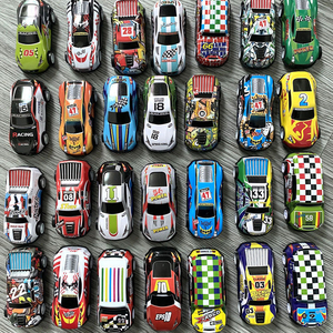 Coche de <span class=keywords><strong>juguete</strong></span> de aleación fundida a presión de dibujos animados, modelo de simulación en miniatura con fricción para niños y niñas, ¡el más vendido! - Product Image 1