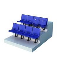 Sièges de stade fixes personnalisés avec dossier, chaises de gradins intérieures et extérieures pour stade, école, gymnase et arène sportive