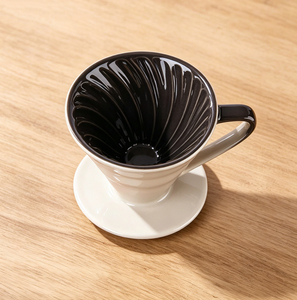 Filtre à café en céramique personnalisé pour le café filtre, réutilisable, style conique, capacité 200 ml, pour machine à café, maison, bureau, cadeau - Product Image 2