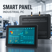 PC Panel OEM 10.1 Inci Core I3 I5 I7 Tahan Air IP65 Pemasangan di Dinding PC Industri untuk Terminal Layanan Mandiri