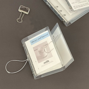 Vente en gros A6 A7 M5 Portable Twilled plastique argent anneaux givré clair pochette pour ordinateur portable feuilles mobiles classeur Triple planificateur couverture - Product Image 3