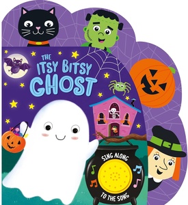 Le livre sonore interactif Itsy Bitsy Ghost Sing-Along : Personnages <span class=keywords><strong>fantômes</strong></span> et effrayants d'Halloween – Livre de chansons interactif pour enfants sur le thème d'Halloween - Product Image 1