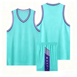 เสื้อบาสเก็ตบอลผู้ชายแบบขายส่ง ไม่มีลาย  แบบสั่งทำได้ ทนทาน ไร้แขน ผลิตจากโพลีเอสเตอร์ ป้องกันแบคทีเรีย แห้งเร็ว ระบายอากาศได้ดี แบบซับลิเมชั่น - Product Image 2