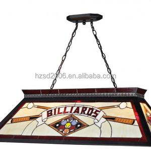 Lámpara Colgante Tiffany de 41 Pulgadas para Mesa de Billar, Bar en Casa, 6 Luces, Hecha a Mano, Material de Vidrio LED, para Comedor, Garantía de 2 Años - Product Image 5