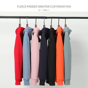 Sudadera con capucha y cremallera completa 100% algodón con logo personalizado para hombre, hombros caídos, estilo oversize, streetwear premium, venta al por mayor. - Product Image 3