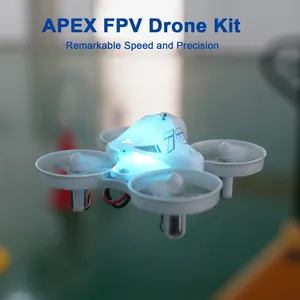 Micro FPV Racing Drone With FPV Glasses 2.4G Tiny Whoop Mini FPV Quadcopter For Beginners Altitude Hold Headless Mode