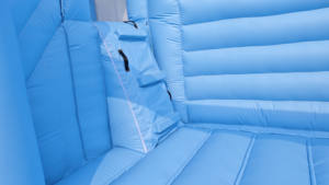 <span class=keywords><strong>Location</strong></span> de château gonflable blanc moderne de grande taille avec toboggan et fosse à balles, en PVC, pour usage commercial, installation facile, capacité supérieure à 400 kg - Product Image 3