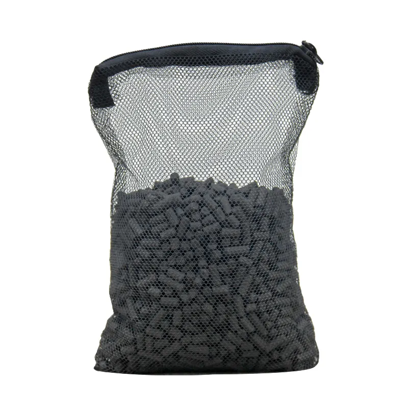 1Kg bölünmüş paketlenmiş aktif karbon sütunlu kömür bazlı aktif karbon akvaryum balık tankı filtrasyon için uygun