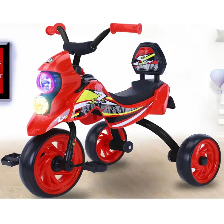 2023 hot sale baby tricycle with car shape kids baby ride on toy children pedal toy vehicle ride-on kids' tricycles