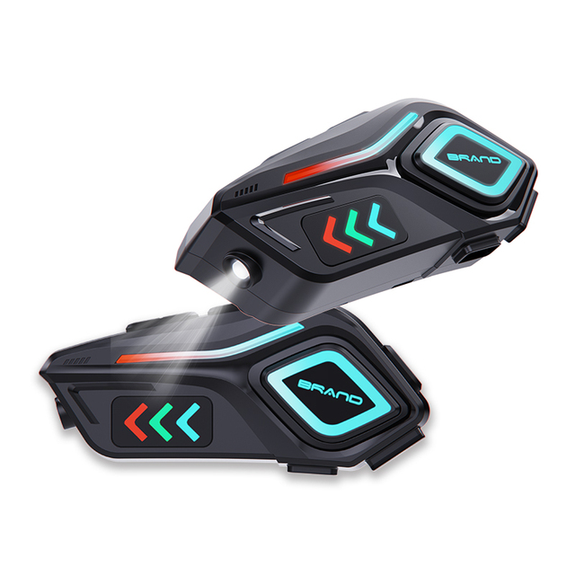 2025 New K07 In-Ear ABS Plastic Motorcycle Helmet Wireless Headphones JL Chipset Waterproof LED Light Voice Assistant 1 Year