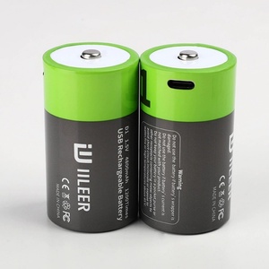 Baterías Recargables de Iones de Litio Cilíndricas IILEER D1 de 1.5V, 4800mAh, 7400mWh para Electrodomésticos - Product Image 5