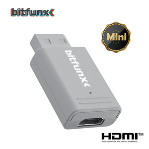 Adaptador BitFunx <span class=keywords><strong>Mini</strong></span> WII HD para <span class=keywords><strong>Nintendo</strong></span> Wii NTSC/PAL, <span class=keywords><strong>Consola</strong></span> de Juegos <span class=keywords><strong>Retro</strong></span>, Compatible con Entrada de Componente, Salida HD, Plug and Play - Product Image 1