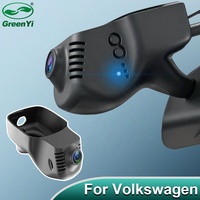 Caméra embarquée GreenYi 4K OEM pour VW Golf Passat Magotan Polo Skoda Octavia Fabia, Plug & Play, DVR de voiture, contrôle par application WiFi