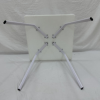 Table de bureau minimaliste pour la maison, plateau en MDF imperméable, légère mais stable, avec pieds en fer robustes