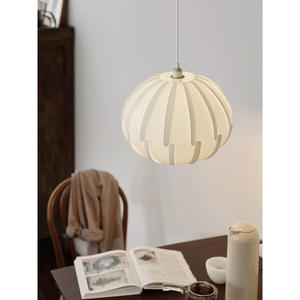 Lampe suspendue de style japonais minimaliste Wabi-Sabi, lampe créative en forme de citrouille pour comptoir de bar, table à manger, lustre suspendu - Product Image 3