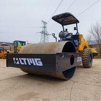 LTMG 10 tonnes Compacteur à rouleau à tambour unique Rouleau vibrant Vente de rouleaux de sol