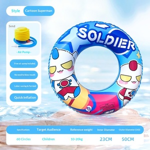 Flotador Inflable Manual Reforzado para Niños y Adultos, Portátil para Uso en Verano - Product Image 6
