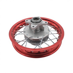 Ensemble de jantes en aluminium avec frein à tambour 1.40x10 pouces, <span class=keywords><strong>moyeu</strong></span> avant et arrière pour motocross tout-terrain, pièces de course pour motos de cross et dirt bikes - Product Image 2