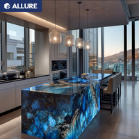 Allure - Cuisine Moderne Intelligente de Guangzhou avec Accessoires Complets et Revêtement en PVC