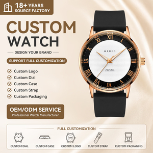 Reloj de Cuarzo de Aleación con Correa de Cuero <span class=keywords><strong>para</strong></span> <span class=keywords><strong>Hombre</strong></span>, con Esfera de Cristal, Resistente al Agua, Luminoso, Deportivo, de Lujo y Estilo Ejecutivo - Product Image 1