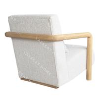 Nouvelle arrivée Fauteuil inclinable contemporain de luxe avec cadre en bois massif pour la maison Meubles de salon