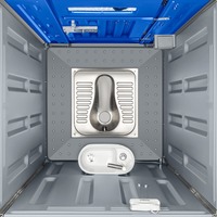 Toilettes portables en HDPE à montage rapide, écologiques, durables, résistantes aux UV, légères, design moderne, toilettes mobiles en plastique