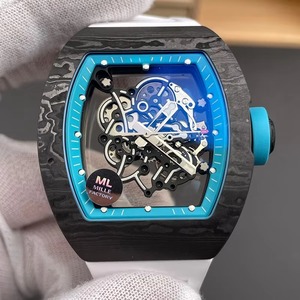 Montre pour homme de style designer, luxueuse, de haute qualité, avec bracelet en caoutchouc naturel, automatique, mécanique, résistante aux chocs - Product Image 3