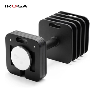 Iroga Fitness Super Durable Multi-Función Quick Lock Square Ajustable Mancuerna Barbell <span class=keywords><strong>Kettlebell</strong></span> con placas desmontables - Product Image 2