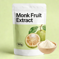 Hoogwaardig monniksvruchtenextract Luo Han Guo extractpoeder Mogroside V 25% V 50%