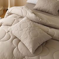 Ensemble de couette matelassé confortable tournesol (3 pièces, ensemble de literie)