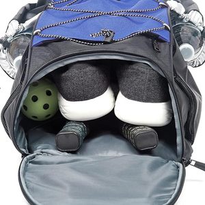 Échantillon gratuit, vente en gros, sac à dos de basketball personnalisé, faible MOQ, imperméable, durable, avec cordon de serrage, sac de pickleball - Product Image 5