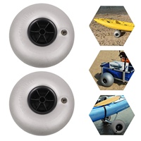 Nouvelles roues pivotantes pneumatiques en polyuréthane de 10 pouces, directement de l'usine, pour chaises de plage et chariots de vente au détail