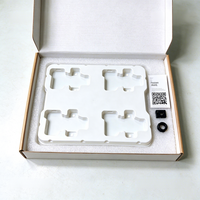 Custom Embedded Blister Tray Vacuum Formed Plastic Tray for Consumer Electronic Components Sorting Storage Factory Circulation