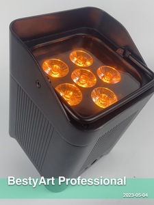 BESTYART/ BP6 / Faro PAR a Batteria 6*18W RGBWAUV 6in1 Uplight - Product Image 2