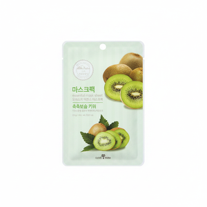 Masque facial coréen en feuille infusé à l'extrait de kiwi, essentiel pour éclaircir, hydrater, apaiser et enrichi en vitamine C - Product Image 2