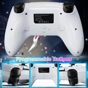 P5 BT Spielsteuerung Joystick <span class=keywords><strong>Audio</strong></span> Dual-Motor-Vibration 6-Achsen-Bewegungssensor <span class=keywords><strong>Gamepad</strong></span> 1000mAh P5 Kabelloser Controller für PS5 - Product Image 4