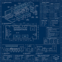 Équipement de cuisine d'hôtel commercial, ensemble complet, hotte de cuisson, réfrigérateur, 1 niveau, CE NSF, acier inoxydable 304