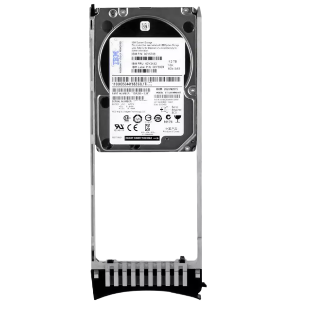 00Y2507 00Y2432 1.2TB 00MJ149 HDD 10K 6G SAS 2.5" Hard Disk Drive for V3500 V3700