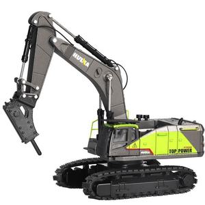 Huina Kids Diecast Construction Site Foreuse Camion <span class=keywords><strong>Jouet</strong></span> 1/50 Échelle 1723 Heavy Duty Alliage Drill Digger Camion pour Enfants - Product Image 2