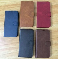 Étui portefeuille magnétique de luxe en cuir artificiel avec logo gaufré et rabat pour iPhone 18 17 16 15 Pro Max