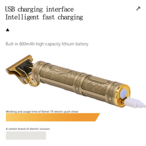 Nhà Máy Bán Buôn Máy Cắt Tóc Tóc Cắt Tóc Có Thể Sạc Lại Râu Máy Cạo Râu Chuyên Nghiệp Điện Tóc Tông Đơ Làm Việc Ánh Sáng - Product Image 4