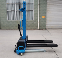 WELIFTRICH Semi-électrique 500kg 700kg 1000kg Longueur de fourche 1050mm Batterie 12V/45Ah Opération manuelle Chariot élévateur à palettes auto-chargeur