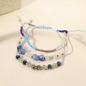 Woven <b>Bracelet</b> Natural Stone Rice <b>Beads</b> Crystal Hand Woven <b>Bracelet</b> for Women Uionen 1269 - Product Image 6