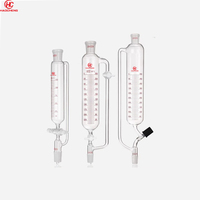 Pièces de verrerie de laboratoire Contrôle de débit sous vide Adaptateur en verre à 3 voies