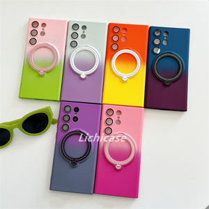 Lichicase gradiente magnético soporte de Metal funda de teléfono móvil para Samsung Galaxy A13 <span class=keywords><strong>A32</strong></span> cubierta de película de lente - Product Image 1