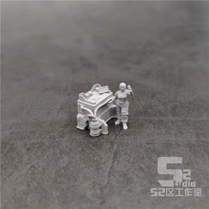 ชุดอุปกรณ์คอนโซลควบคุมพิมพ์ด้วยพีวีซีความแม่นยำสูง RG HG 1/144 ชุด 3 ชิ้น ฉากโรงเก็บเครื่องบิน - Product Image 4