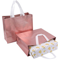 Bolso de compras no tejido portátil reutilizable respetuoso con el medio ambiente del precio barato al por mayor