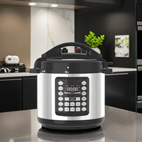 Autocuiseur Électrique Programmable GT602-M11 6L avec Cuve Intérieure Antiadhésive en Aluminium pour Usage Domestique et Hôtelier, Multifonctionnel pour la Mijotage