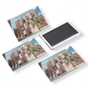 Cadeaux souvenirs en gros, décorations de cuisine, aimants de réfrigérateur personnalisés en tôle, design Allemagne France Italie - Product Image 3